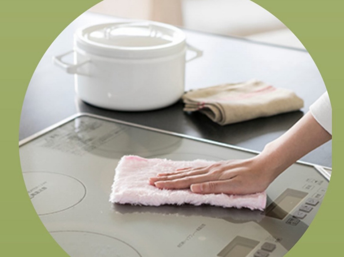 スポンジセットに加えレンジまわりふきんもとってもお得